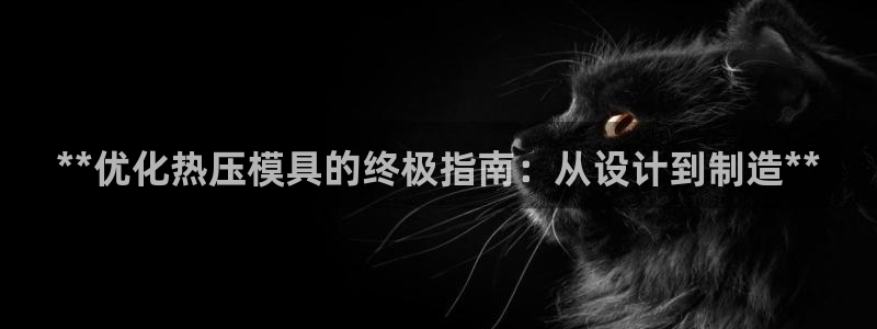 易倍网络技术有限公司是干嘛的：**优化热压模具的终极指南