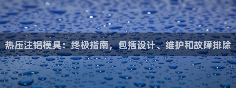 易倍纤谷物粉效果好吗：热压注铝模具：终极指南，包括设计、