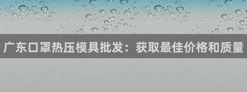 EMC倍频原理：广东口罩热压模具批发：获取最佳价格和质量