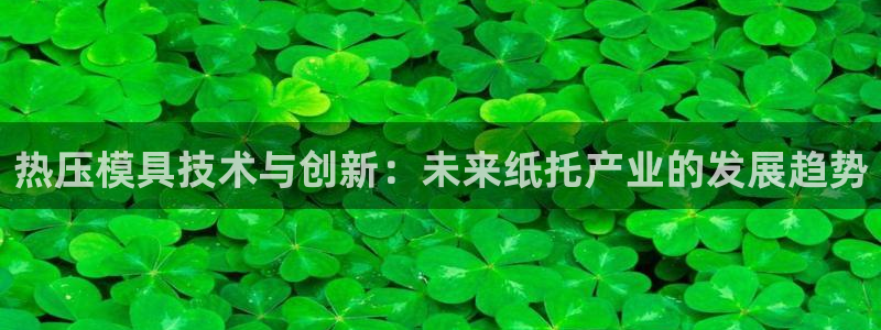 易倍申医保报销：热压模具技术与创新：未来纸托产业的发展趋